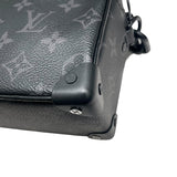 ルイ・ヴィトン LOUIS VUITTON ミニ・ソフトトランク M44735 ブラック PVC メンズ ショルダーバッグ