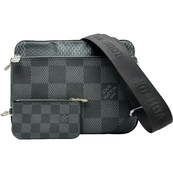 ルイ・ヴィトン LOUIS VUITTON トリオ・メッセンジャー N50017 グレー