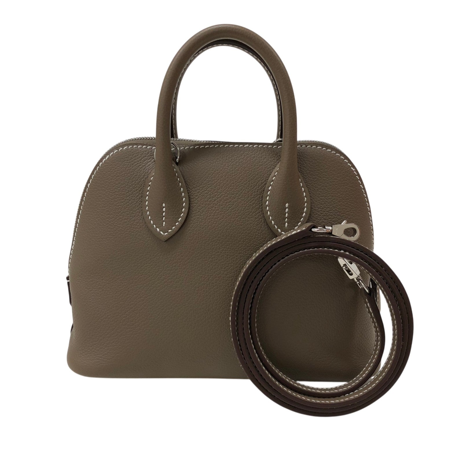 エルメス HERMES ボリード1923ミニ K刻 エトゥープ シルバー金具 エバーカラー レディース ショルダーバッグ エルメス HERMES ボリード1923ミニ K刻 エトゥープ シルバー金具