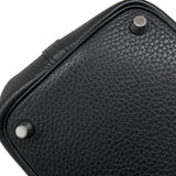 エルメス HERMES ピコタンロックPM T刻 ブラック シルバー金具 トリヨンクレマンス レディース ハンドバッグ