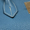 エルメス HERMES バーキン30 □N刻 ブルージーン シルバー金具 トゴ レディース ハンドバッグ