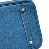エルメス HERMES バーキン30 □N刻 ブルージーン シルバー金具 トゴ レディース ハンドバッグ