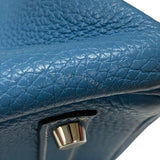 エルメス HERMES バーキン30 □N刻 ブルージーン シルバー金具 トゴ レディース ハンドバッグ
