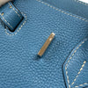エルメス HERMES バーキン30 □N刻 ブルージーン シルバー金具 トゴ レディース ハンドバッグ