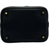 エルメス HERMES ピコタンロックPM U刻 ブラック ゴールド金具 トリヨン レディース ハンドバッグ