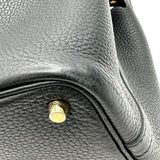 エルメス HERMES ピコタンロックPM U刻 ブラック ゴールド金具 トリヨン レディース ハンドバッグ