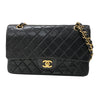 シャネル CHANEL マトラッセ25 A01112 ブラック ゴールド金具 ラムスキン レディース ショルダーバッグ
