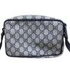 グッチ GUCCI GGスプリーム ショルダーバッグ 201447 ネイビー PVC レザー ユニセックス ショルダーバッグ