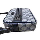 グッチ GUCCI GGスプリーム ショルダーバッグ 201447 ネイビー PVC レザー ユニセックス ショルダーバッグ