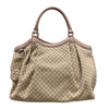 グッチ GUCCI ディアマンテ スーキートートバッグ 211943 ピンクベージュ キャンバス レザー レディース ハンドバッグ