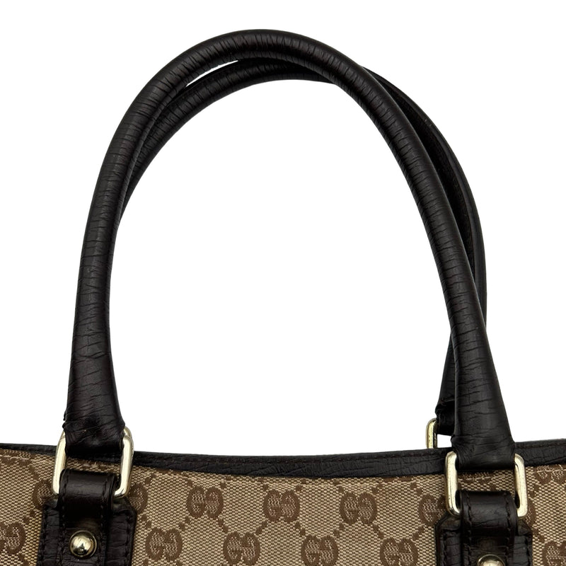 【✨美品✨】グッチ トートバッグ GGキャンバス ホースビットチャーム ブラック グッチ GUCCI GGキャンバス ホースビット トートバッグ 137385