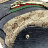 グッチ GUCCI GGキャンバス ホースビット トートバッグ 137385 ブラウン GGキャンバス ユニセックス トートバッグ