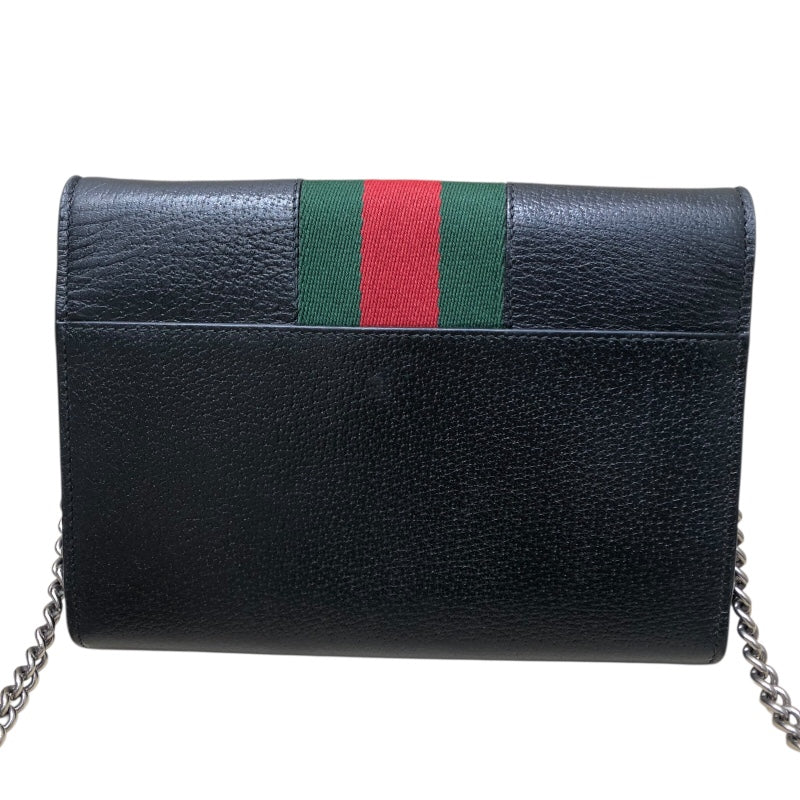 GUCCI グッチ　107 チェーン　ブレス　ウォッチ　おまけ　チェーンバッグ グッチ GUCCI ディオニソス チェーンウォレット 481377 ブラック
