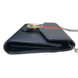 グッチ GUCCI ディオニソス チェーンウォレット 481377 ブラック レザー レディース ショルダーバッグ