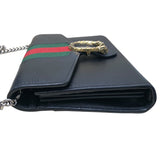 グッチ GUCCI ディオニソス チェーンウォレット 481377 ブラック レザー レディース ショルダーバッグ