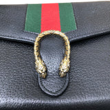 グッチ GUCCI ディオニソス チェーンウォレット 481377 ブラック レザー レディース ショルダーバッグ