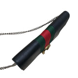 グッチ GUCCI ディオニソス チェーンウォレット 481377 ブラック レザー レディース ショルダーバッグ