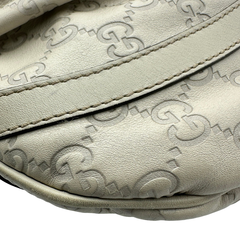 グッチ GUCCI グッチシマ ショルダーバッグ 203257 アイボリー グッチシマレザー レディース ショルダーバッグ GUCCI - グッチ GUCCI グッチシマ ショルダーバッグ 203257 アイボリー