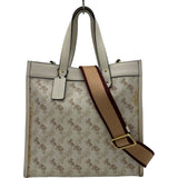 コーチ COACH フィールドトートバッグ 89143 アイボリー ポリ塩化ビニル/レザー レディース トートバッグ