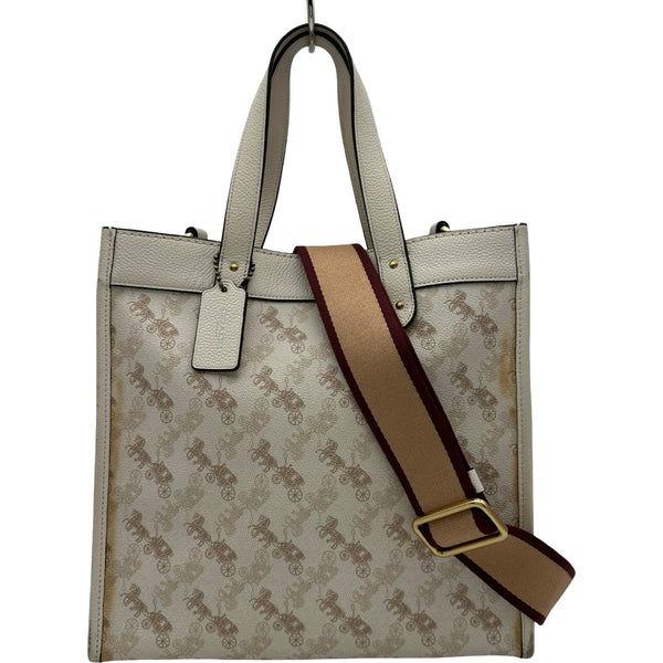 コーチ　トートバッグ コーチ COACH フィールドトートバッグ 89143 アイボリー ポリ塩化
