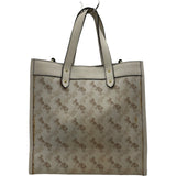 コーチ COACH フィールドトートバッグ 89143 アイボリー ポリ塩化ビニル/レザー レディース トートバッグ