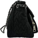 プラダ PRADA インプントゥショルダーバッグ ブラック ナイロン レディース ショルダーバッグ