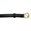 グッチ GUCCI ブロンディスリムベルト80cm 723073 ブラック レザー レディース ベルト