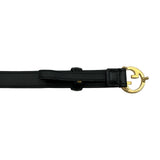 グッチ GUCCI ブロンディスリムベルト80cm 723073 ブラック レザー レディース ベルト