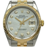 ロレックス ROLEX デイトジャスト36 126233G ホワイトシェル ゴールド/ステンレススチール 自動巻き メンズ 腕時計