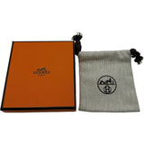 エルメス HERMES ポップH・ミニピアス オレンジ メタル/ゴールド アクセサリー