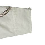 エルメス HERMES バックベルト付長袖ブラウス 2E0613DC ホワイト コットン レディース ブラウス