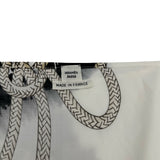 エルメス HERMES バックベルト付長袖ブラウス 2E0613DC ホワイト コットン レディース ブラウス