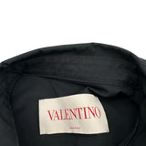 ヴァレンティノ VALENTINO ロゴプレートポケット長袖シャツジャケット 6V3CI005CKV ブラック ナイロン メンズ その他アウター