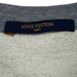 ルイ・ヴィトン LOUIS VUITTON アップサイドダウンLVロゴ スウェットシャツ HFY20W グレー コットン メンズ スウェット