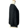 シャネル CHANEL ノーカラーラメツイードジャケット P31656 ブラック ポリエステル レディース ノーカラージャケット