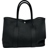 エルメス HERMES ガーデンパーティPM C刻印 ブラック ネゴンダ レディース ハンドバッグ