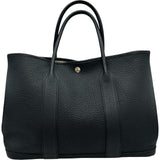 エルメス HERMES ガーデンパーティPM C刻印 ブラック ネゴンダ レディース ハンドバッグ