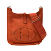 エルメス HERMES エヴリン3PM X刻印 オレンジポピー シルバー金具 エプソン レディース ショルダーバッグ