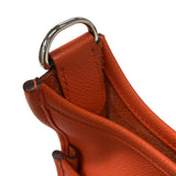 エルメス HERMES エヴリン3PM X刻印 オレンジポピー シルバー金具 エプソン レディース ショルダーバッグ