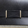 エルメス HERMES エールバッグジップミニ K刻 ブラック×アイボリー シルバー金具 トワル ハンター レディース ショルダーバッグ