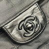 シャネル CHANEL ニュートラベルラインフラップバッグ A15316 ブラック ナイロンジャガード レディース ショルダーバッグ