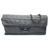 シャネル CHANEL ニュートラベルラインフラップバッグ A15316 ブラック ナイロンジャガード レディース ショルダーバッグ