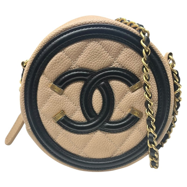 シャネル CHANEL CCフィリグリーチェーンポシェット AP0365 ベージュ