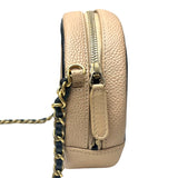シャネル CHANEL CCフィリグリーチェーンポシェット AP0365 ベージュ・ブラック キャビア レディース ショルダーバッグ