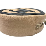 シャネル CHANEL CCフィリグリーチェーンポシェット AP0365 ベージュ・ブラック キャビア レディース ショルダーバッグ