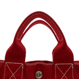 エルメス HERMES フールトゥトートＰＭ レッド トワル レディース ハンドバッグ