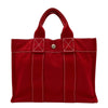 エルメス HERMES フールトゥトートＰＭ レッド トワル レディース ハンドバッグ