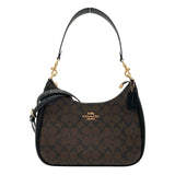 コーチ COACH テリホーボー CK161 ブラウン/ブラック シグネチャーPVC/レザー レディース ショルダーバッグ
