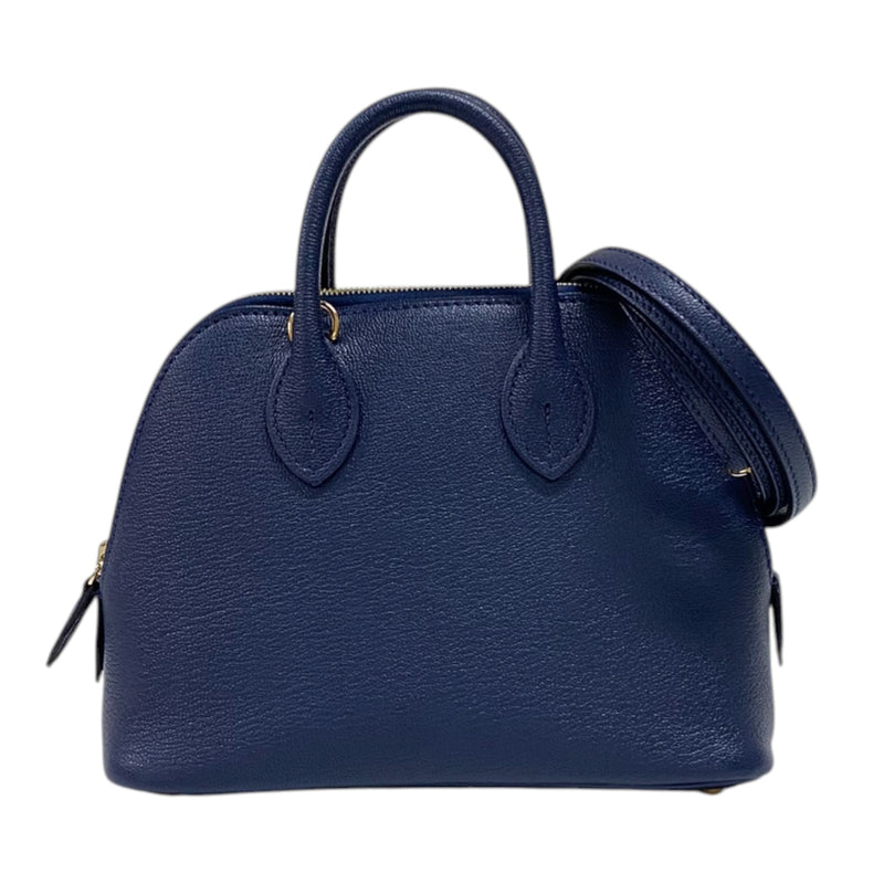 エルメス HERMES ボリード1923 ミニ K刻 ブルーネイビー ゴールド金具