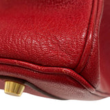 エルメス HERMES バーキン35 □G刻 ルージュカザック ゴールド金具 シェーブル レディース ハンドバッグ